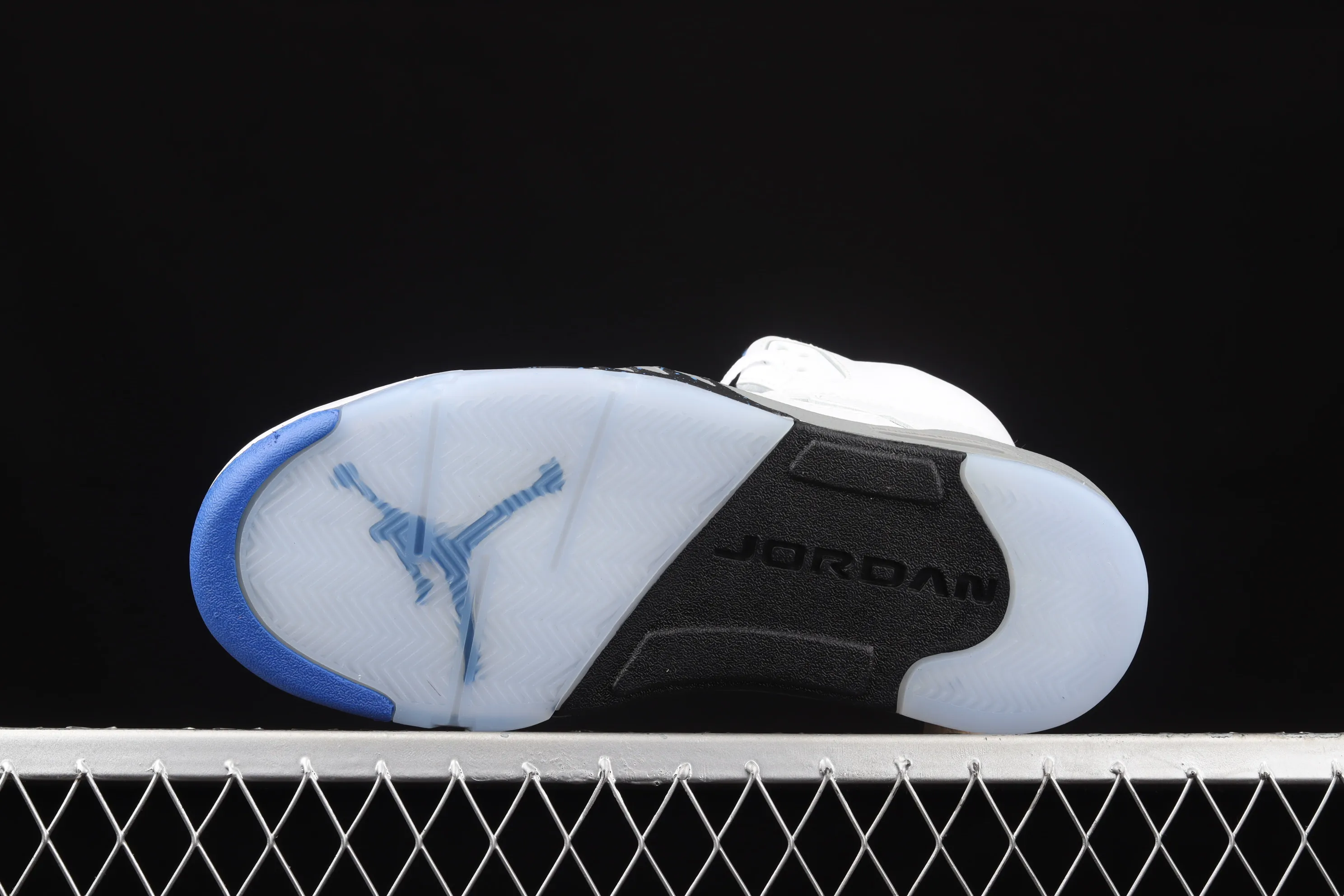 All categories Air Jordan Jordan series basketball shoes Air Jordan 5 G version Air Jordan 5 "Stealth 2.0" AJ5 Joe 5 white and blue color 440888-140